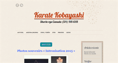Desktop Screenshot of karatekobayashishorinryucanada.com