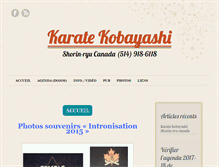 Tablet Screenshot of karatekobayashishorinryucanada.com